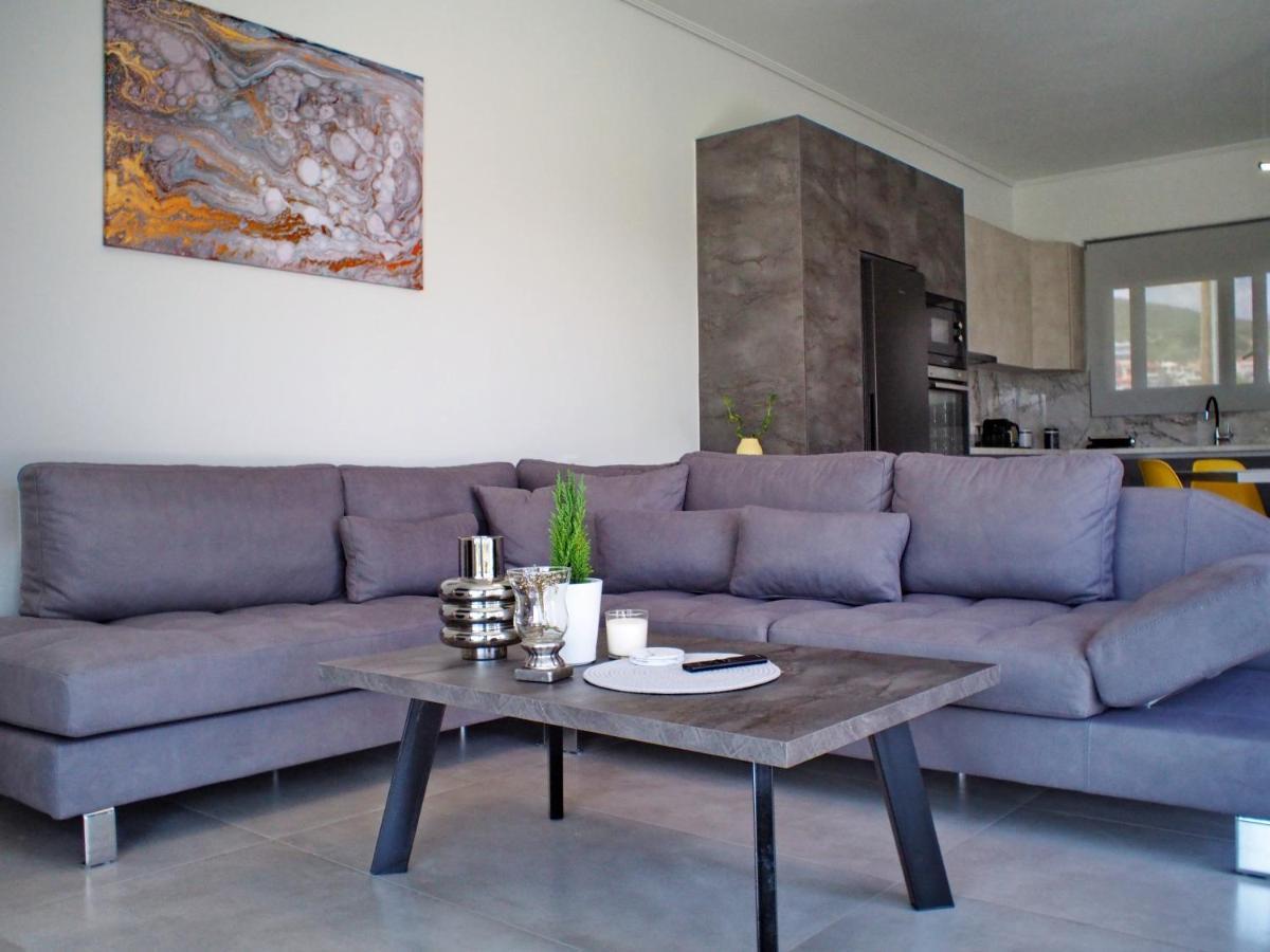 Nostos Luxury Villas With Private Pool In Nafpaktos Luaran gambar