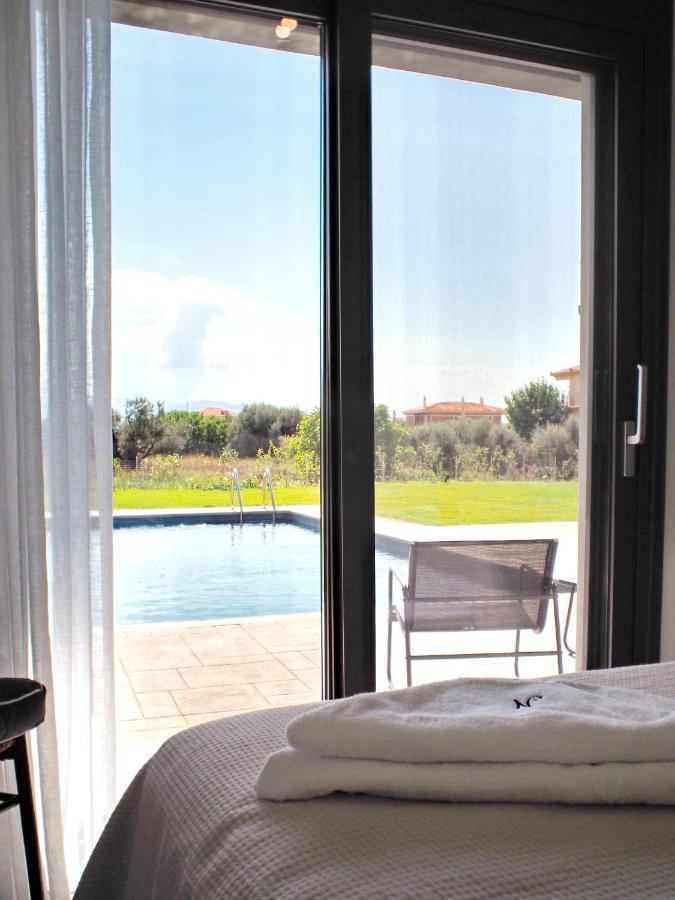 Nostos Luxury Villas With Private Pool In Nafpaktos Luaran gambar