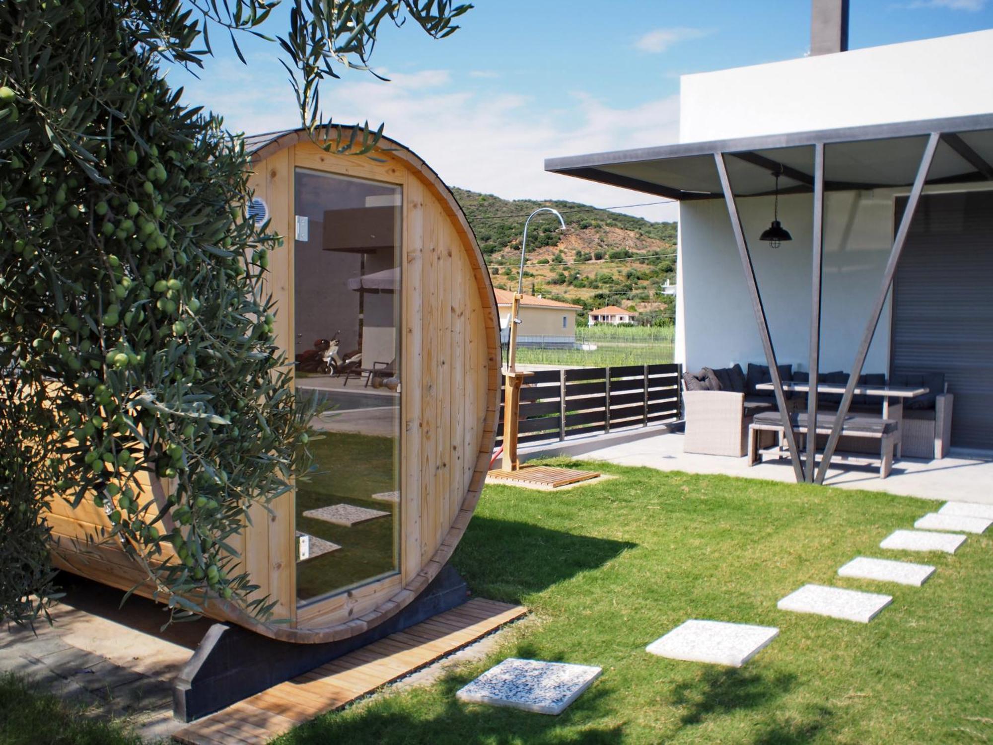 Nostos Luxury Villas With Private Pool In Nafpaktos Luaran gambar